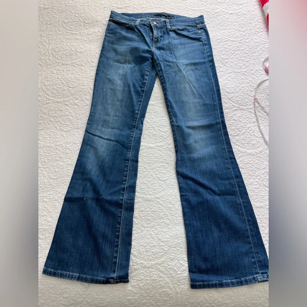 JOE’s Jeans. Size 28 Provocateur jeans. Boot cut. Slightly frayed hems. - Picture 1 of 12